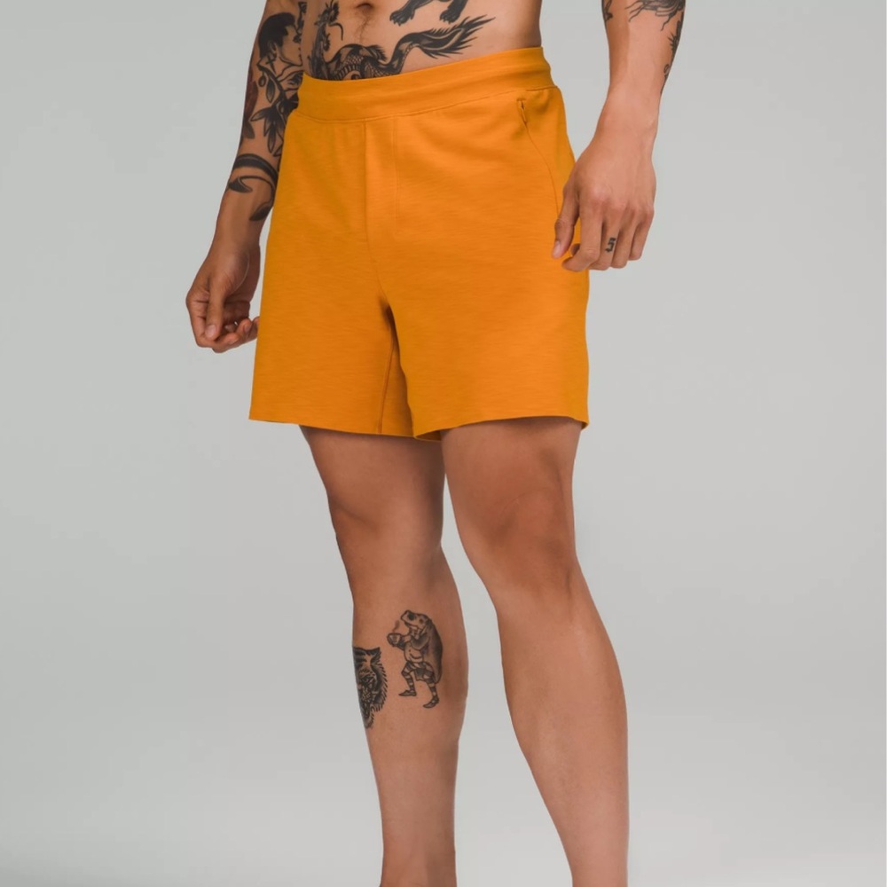 Lululemon Balancer Short 6” *Heathered Autumn Orange